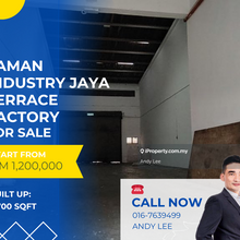Taman Industry Jaya Skudai Terrace Factory for Sale