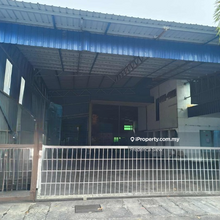 Ipoh Silibin Ind ! 1/2 Storey Semid Factory /  Warehouse For Rent