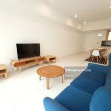 Spacious living hall layout