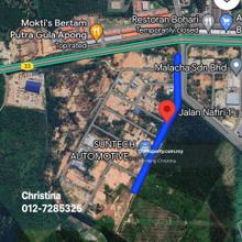 Melaka , Tanjung Minyak Area , Industrial land for sale 