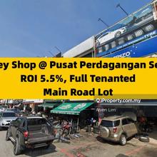 Pusat Perdagangan Selaseh, 3 Storey Shop, 22x70, Full Tenantde ROI 5.5