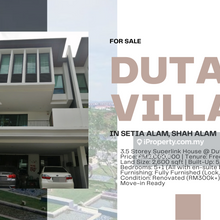 Setia Alam  Superlink House 