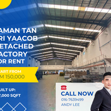 Taman Tan Sri Yaacob Detached Factory for Rent