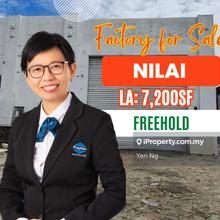 1 Storey Semi-D Factory for Sale @ Nilai 3 Industrial Park, Nilai