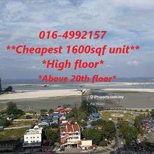 High floor corner unit with full seaview. Low density, 1 floor 4 units