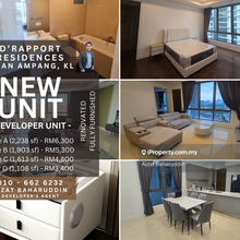 Brand new unit. Located at embassy row, Jalan Ampang. Near KLCC. 