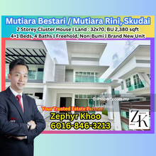 Taman Mutiara Bestari @ Mutiara Rini , Skudai 2 Storey Cluster House