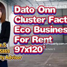 Dato Onn Eco Business Park 1 Cluster Factory For Rent