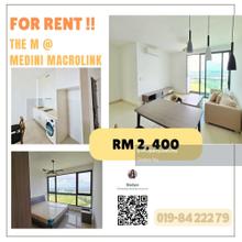 Macrolink medini fully furnished high floor for rent