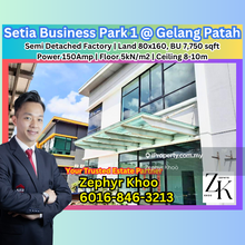 Setia Business Park 1 Nusajaya Setia Eco Garden, Gelang Patah For Rent