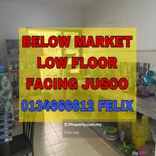 Below market / Facing Jusco 