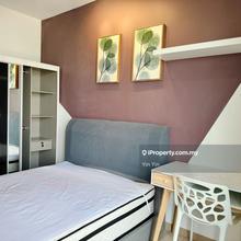 Mixed gender middle room with balcony move in asap