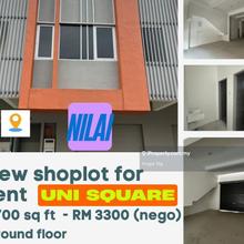 Nilai uni square shoplot for rent
