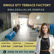 Kawasan Perindustrian Tampoi Indah,Single Sty Terrace Factory For Rent