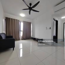 Low Floor Unit, Partly Furnished, Good Condition, Near Toll, Gated!