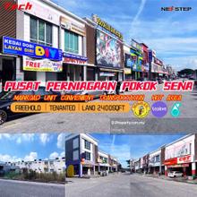 Pusat Perniagaan Pokok Sena Tasek Gelugor 2 Storey Shoplot Mainroad 