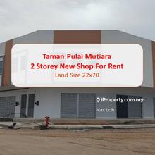 Taman Pulai Mutiara 2 Storey Brand New Shop For Rent