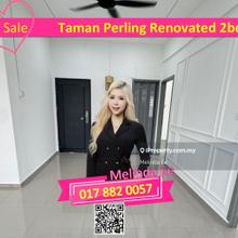 Johor Bahru Flat Camar Taman Perling Renovated 2bed Rm500 Can Buy
