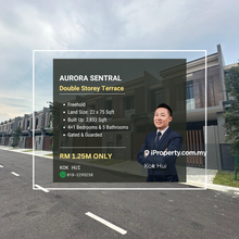 Aurora Sentral Double Storey Terrace! Rm1.25m Only!