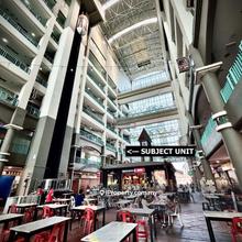 Prime corner lot retail outlet located on the second floor 