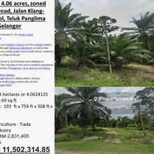 Industry Zoned Land at Teluk Panglima Garang Kuala Langat Selangor 