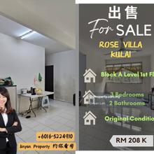 Rose Villa Apartment,Taman Puteri,Sri Putri,Kulai