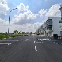 Brand new endlot shoplot. Wide frontage. Modern facade. Near KLIA