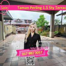 Johor Bahru Taman Perling Beautiful 1.5 Storey Terrace 3bed