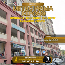 Metro Prima Kepong Ground Floor Shop For Rent