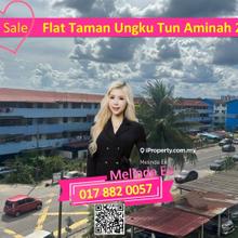 Skudai Flat Taman Ungku Tun Aminah Renovated 2bed Rm500 Can Buy