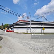 Jelapang Industrial Area 1.5 Storey Semi-D Factory Corner Lot