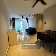 Kl traders square, fully furnished, 4room 2bath, parking, aircon, 
