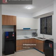 Kuchai Sentral 656 Sqft 2 R 1 B Partial Furnished High Unit For Rent