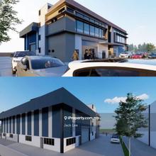 Mantin Batu 9 Freehold Limited Unit 1.5 Storey Semi D Factory for Sale