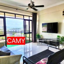 Nice Balcony Seaview Unit! Fully Furnished! Near Gurney!