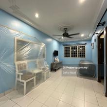 Renovated unit.tiles floor