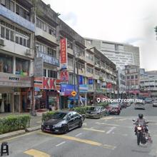4 storey shoplot. Facing main road. Crowded area. Near LRT station