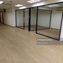 3 storey puteri puchong shop office for rent with partition 
