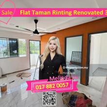 Masai Flat Taman Rinting Fully Renovated 3bed Rm500 Can Buy