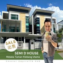 Vito Melaka Taman Klebang Utama 3 Storey Semi D House near Limbongan