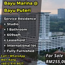 Permas Bayu Marina Studio Monthly From 13xx