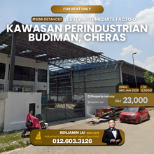 1.5sty Corner Semi Detached Kawasan Perindustrian Budiman for Rent