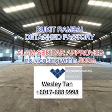 Alam Sekitar Approved Bukit Rambai Factory For Sale