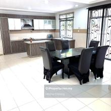 2 storey Semi-D house in Damai 14 for Sale. Extended wet kitchen.