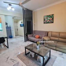 Petaling Indah Sungai Besi 2carpark 888sf 3room Full Reno Move in cond