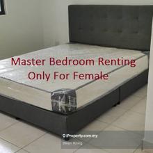 Big Master Bedroom For Only Female Next To LRT Asia Jaya