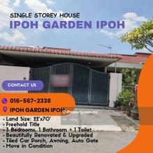Ideal Single-Storey Terrace House @ Ipoh Garden 