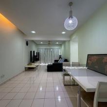 Puchong jaya sri bayu apartment 1150 sqft for sale,350kneg,furnished 