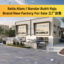 Setia Alam Industrial Park Bukit Raja Brand New 3 Storey Semid Factory