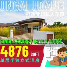 Single Storey Semi D House at Sungai Udang near Tanjung Minyak 